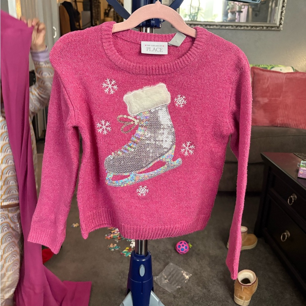 The Children's Place Pink Knit Sweater